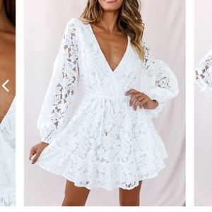 Selfie Leslie White Dress